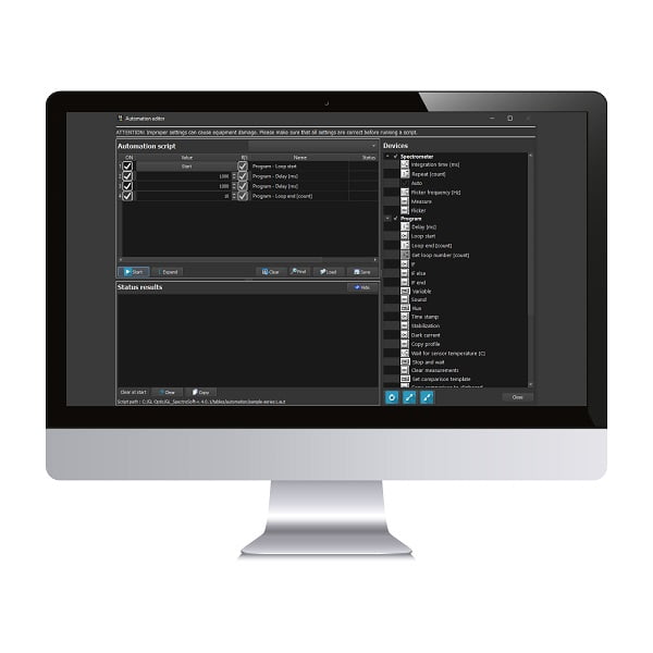 GL Automation add-on software spectrosoft