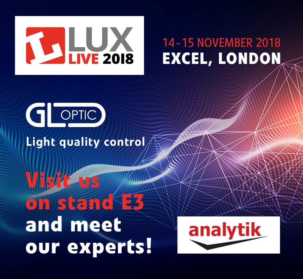 GL Optic at the LuxLive 2018