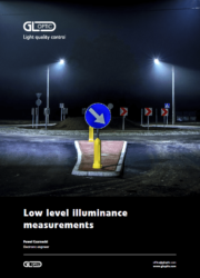 low level illuminance measurement GL Optic light quality